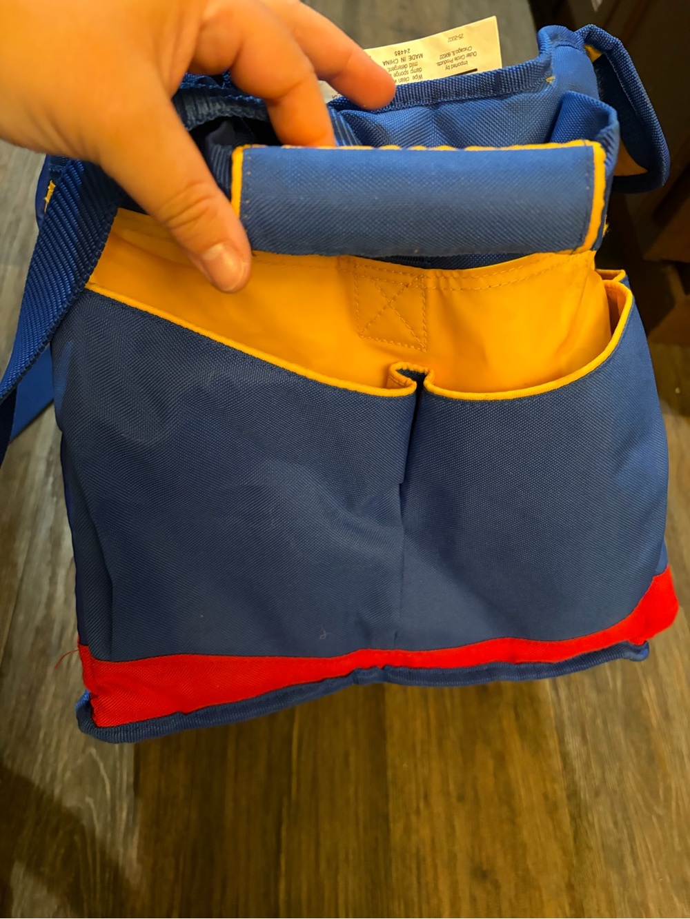Retro 90’s Vintage Fisher Price Baby Diaper Bag Insulated ColorBlock Cooler Tote - Picture 9 of 11